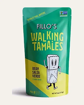 Fillo's Walking Tamales, Bean Salsa Verde